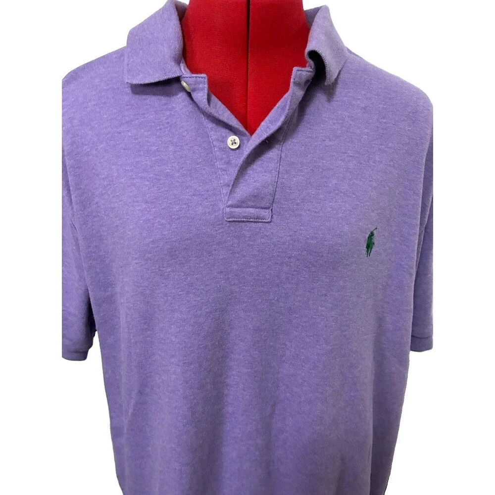 Polo By Ralph Lauren Men’s Purple Short Sleeve Shirt Size Large